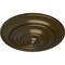 Ekena Millwork Classic Ceiling Medallion (Fits Canopies up to 4 1/8"), Hand-Painted Brass, 13 1/4"OD x 1/2"P CM13CLBRS - alternate 3